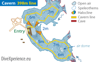 Once you're in the cavern there are 2 routes to follow. 