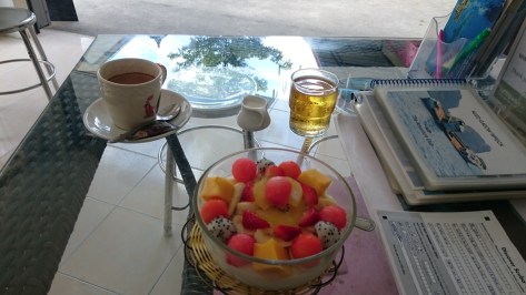 Breakfast at work. I love working next to PP Arcade.  My wallet doesn't!